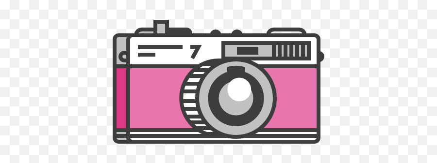 Camera Photo Cam Pink Free Icon Of - Camera Cartoon Icon Png Emoji,Camara Whatsapp Emoticon