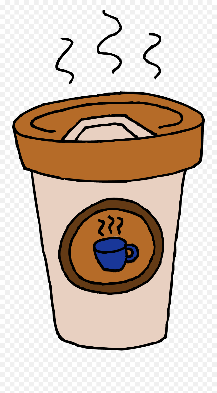 Free Coffee Clipart Png Images - Clip Art Cartoon Coffee Emoji,Emoji Cup Of Coffee And Broken Heart