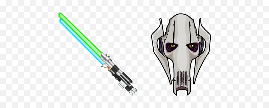 General Grievous Cursor Plz - Cursor Ideas Custom Cursor Emoji,Plz Emojis