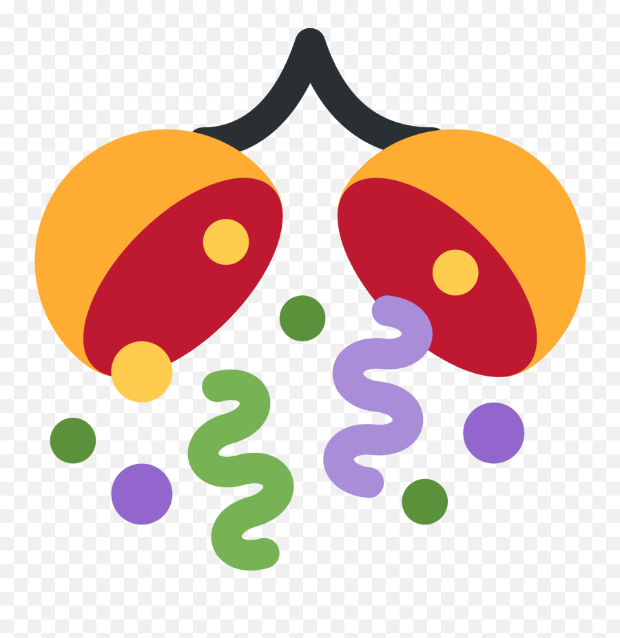 Confetti Ball Emoji Meaning With - Confetti Ball Emoji,Celebration Emoji