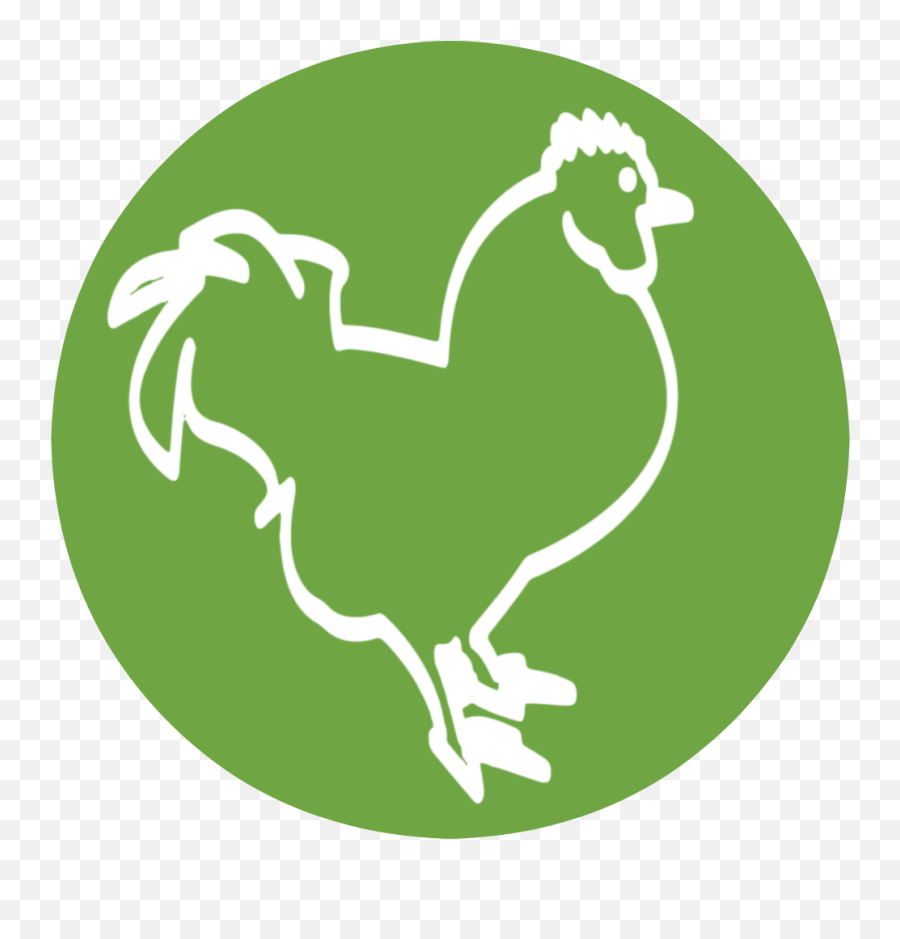 Raising Happy Chickens Icon - Circle With A Line Through Rooster Emoji,Emoji Hand And Chicken