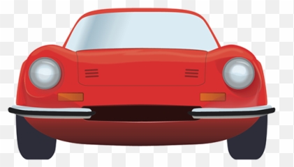 246 Dino Gt - Illustrator Rendering On Behance Emoji,Red Car Front Emoji
