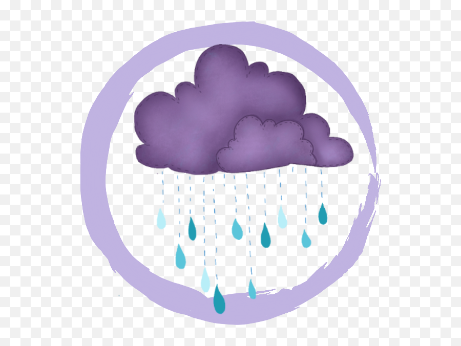 Geek Chic Wicked Rain Studio Emoji,Storm Cloud Emoji
