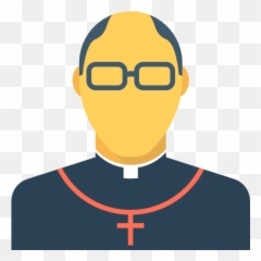 Priest Emoji Whatsapp - Clerical Collar,Pervert Face Emoji