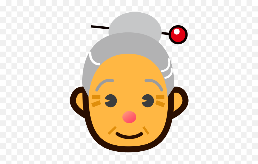 Older Woman - Emojidex,Grandma Emoji