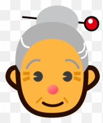 Older Woman - Emojidex,Grandma Emoji