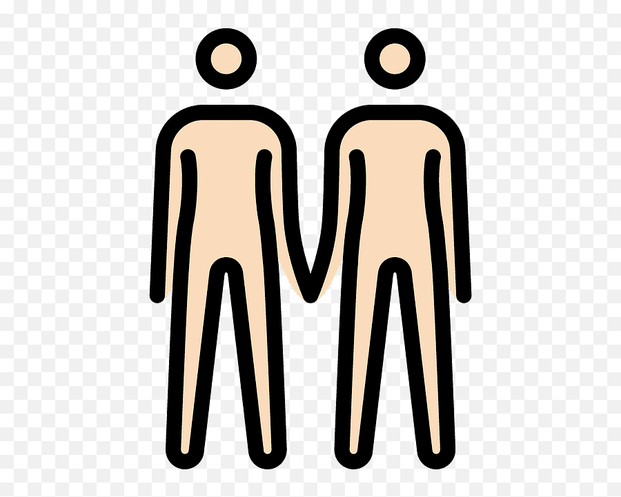 Woman And Man Holding Hands Light Skin Tone Emoji - Taong Magkahawak Ang Kamay,Black Couple Emoji