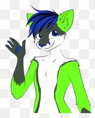 Kiwi Fox Wave Clipart - Fictional Character Emoji,Kiwi Bird Emoji