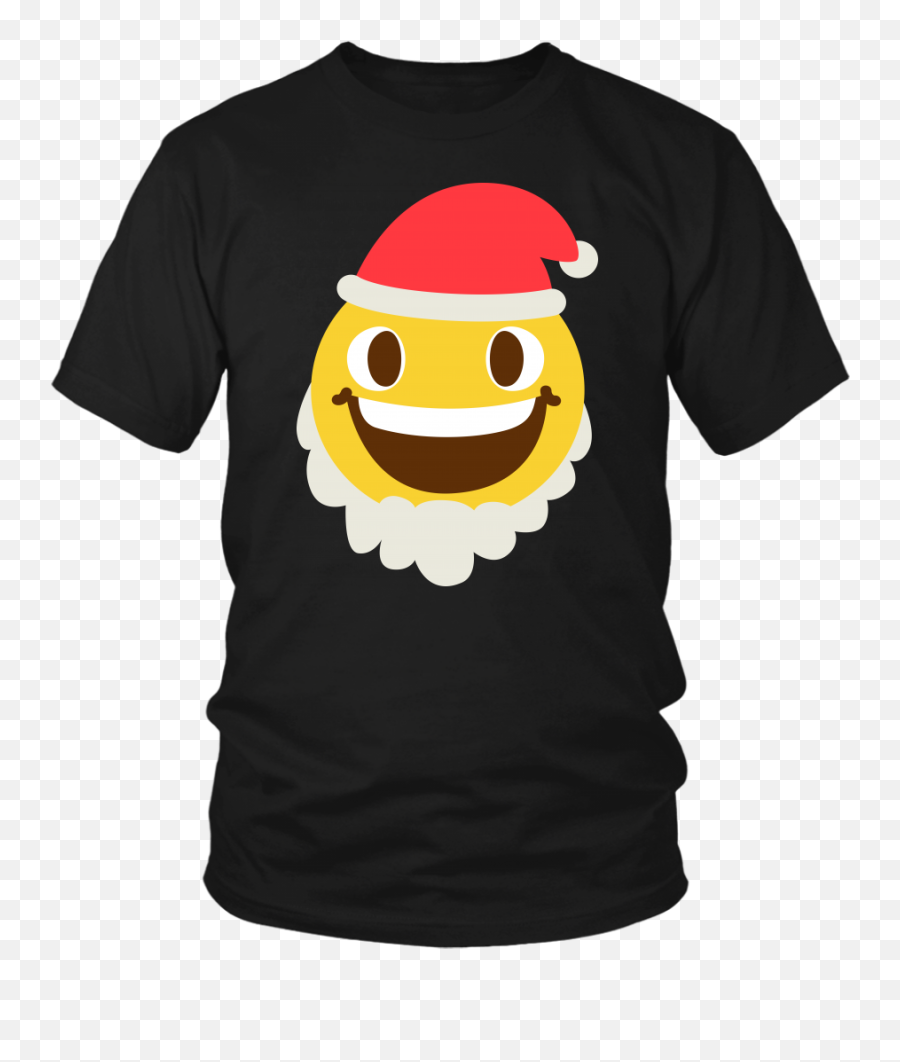 Funny Christmas Costume Cute Emoji Santa Claus Smile Shirts,100 Emoji Tee