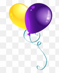 Ticket Clipart Balloon Ticket Balloon Transparent Free For - Purple And Yellow Balloons Png Emoji,Feliz Cumplea?os Emoji