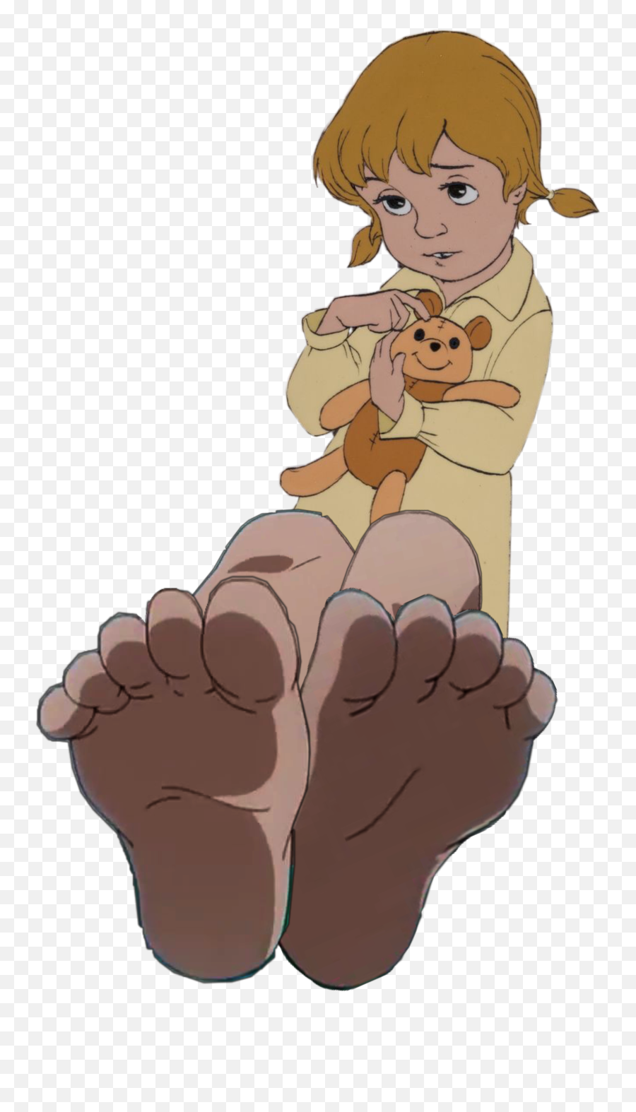 Penny Bare Feet Soles 10 Toes Sticker Emoji,Bare Feet Emoji