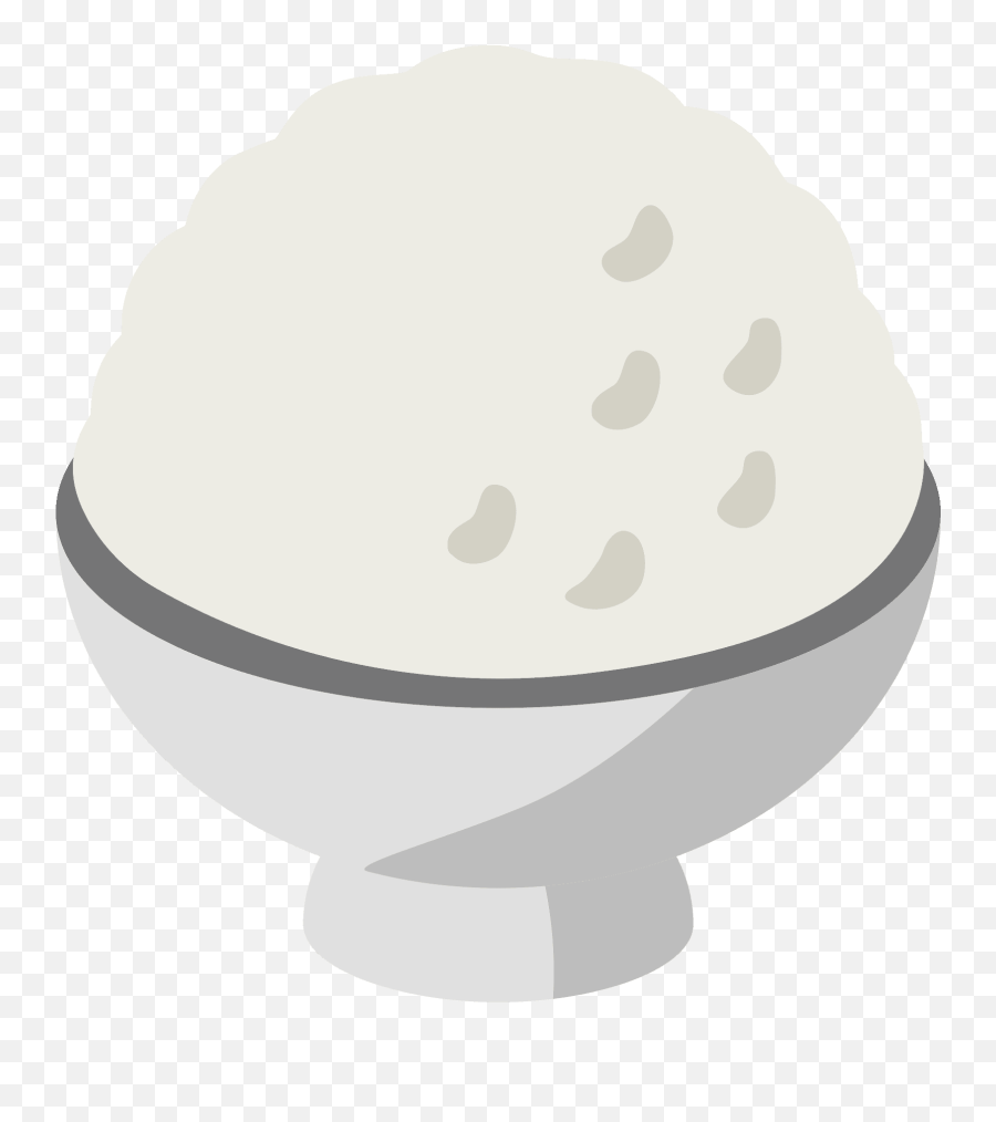 Cooked Rice Emoji Clipart - Serveware,Rice Bowl Emoji