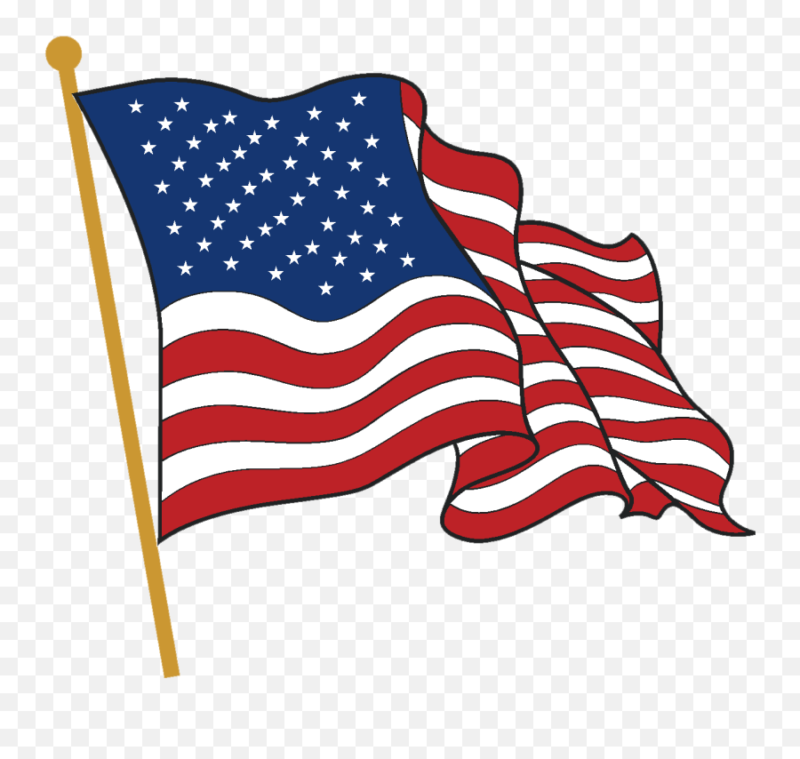 American Flag Cartoon Image - About Flag Collections Usa Flag Drawing Png Emoji,American Flag Emoji Art