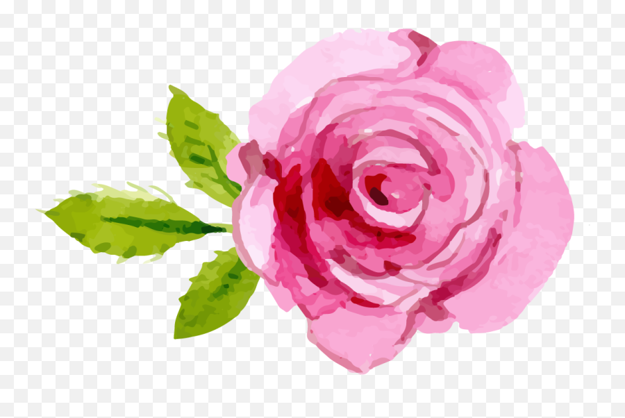 Free Pink Rose Transparent Background - Watercolor Pink Rose Clipart Emoji,Pink Rose Emoji