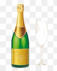 Champagne Glass Clip Art Transparent - Wine Bottle Clipart Png Hd Emoji,Clinking Glasses Emoji