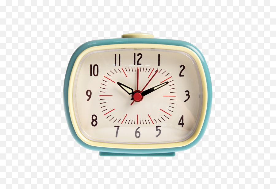 Blue Retro Alarm Clock - Kikkerland Retro Alarm Clock Emoji,Alarm Clocks For Kids Emojis