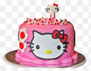 Hello Kitty Cake - Hello Kitty Cake Transparent Emoji,Emoji Birthday Cakes At Walmart