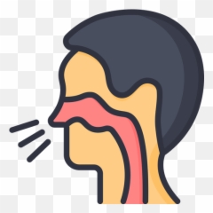 Cough Cold Icon Of Colored Outline - Cold And Cough Icon Emoji,Coughing Emoji
