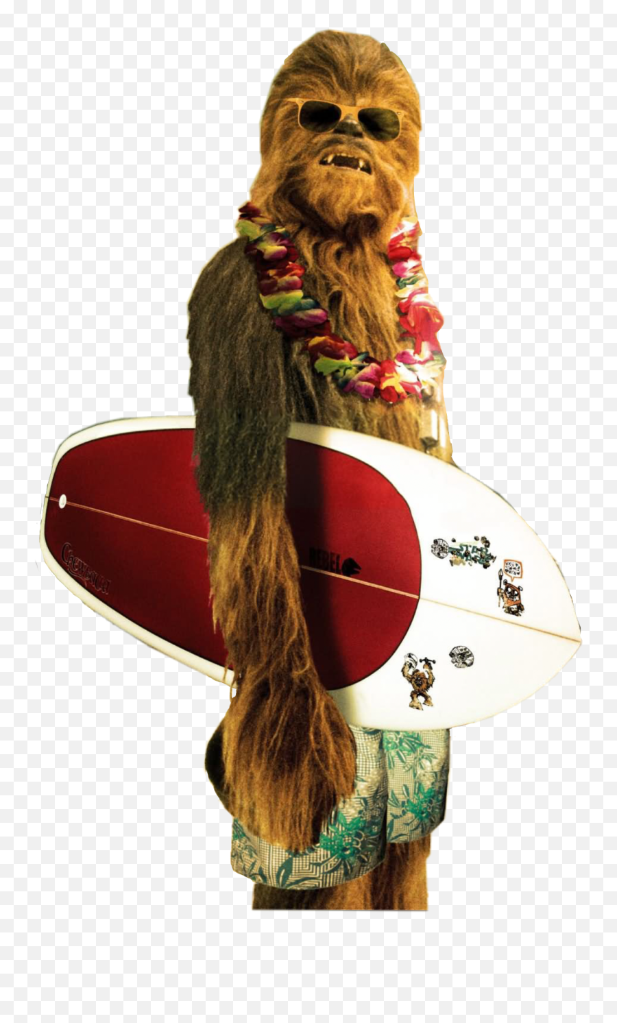 The Most Edited Chewbacca Picsart - Chewbacca Surf Poster Emoji,Star Wars Happy Birthday Emojis On Fb
