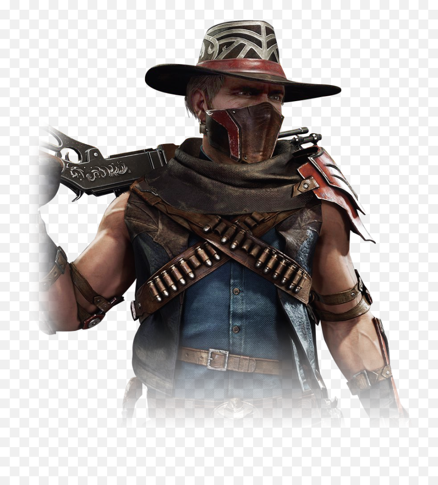 Mk11 Gunslinger Cowboy Sticker - Erron Black Png Emoji,Gunslinger Text Emoji