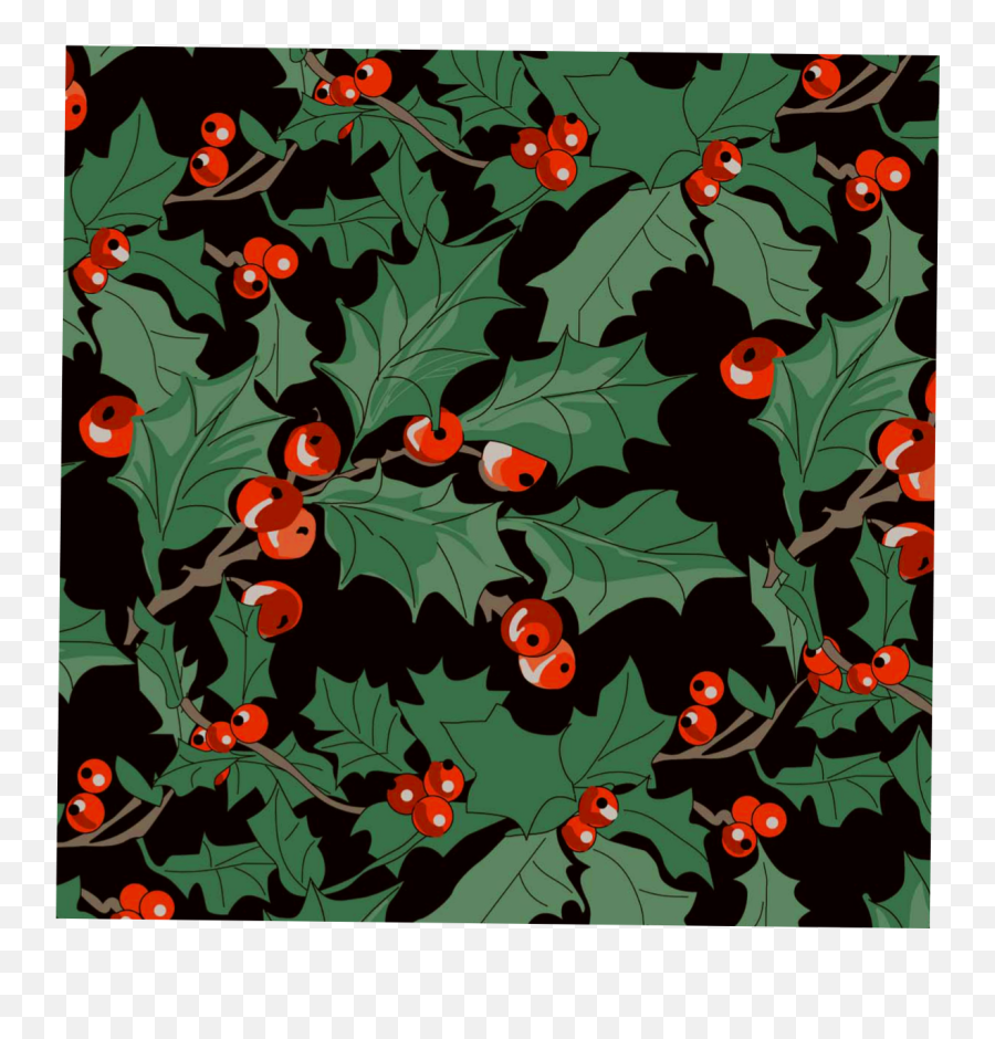 Background Hollies Mistletoe Sticker - Rug Emoji,Mistletoe Emoji