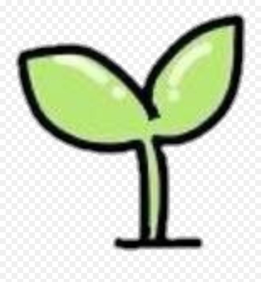 Plant Cute Plants Sprout Green Sticker By - Kawaii Green Aesthetic Png Emoji,Sprout Emoji