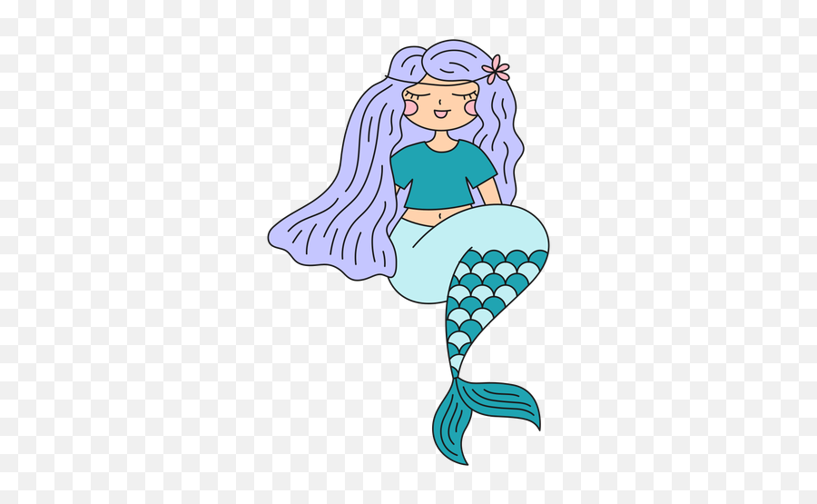 Relaxed Graphics To Download - Mermaid Emoji,Mermaid Swimming Animated Emoticon