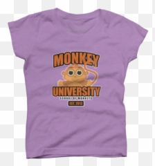 Best Purple Monkey Girls T - Short Sleeve Emoji,Monkey Emoji Shirt