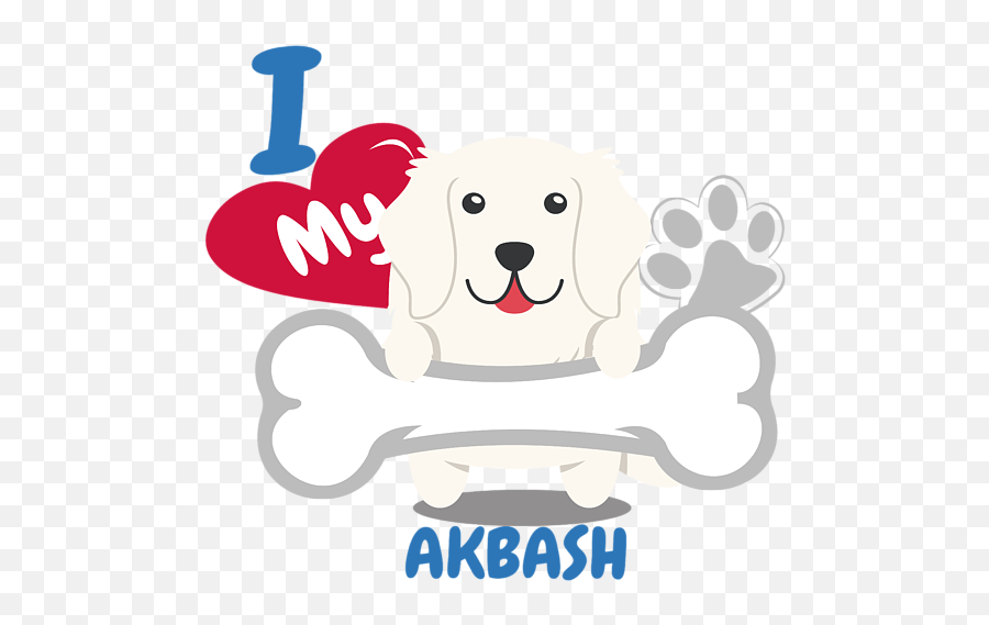 Akbash Cute Dog Gift Idea Funny Dogs T - Shirt For Sale By Dogboo Dog Emoji,Funny Doge Emojis For Iphone