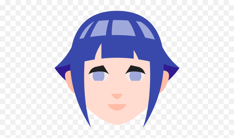 Hinata Icon In Color Style - Hinata Icon Emoji,Custom Naruto Emojis