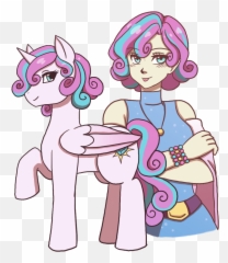 Human Flurry Heart Her Ponysona - Fictional Character Emoji,Mlp Fim A Flurry Of Emotions