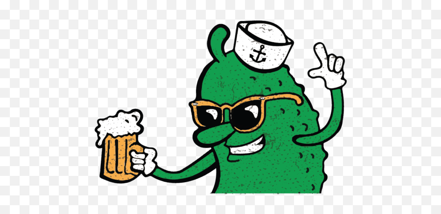 Pickle Pub Crawl - Beer Glassware Emoji,Emoji 2 Pub Crawl