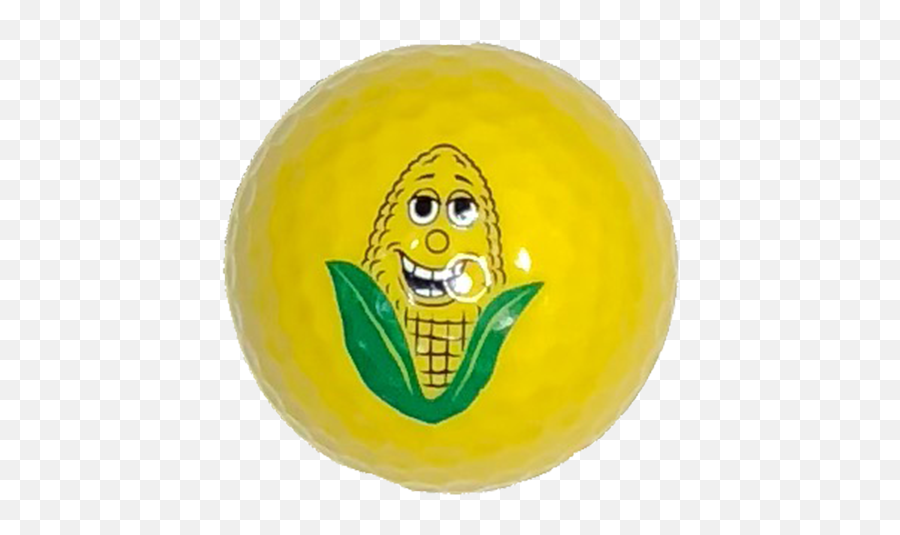 Corn Palace Golf Ball - Happy Emoji,Corn Emoticon