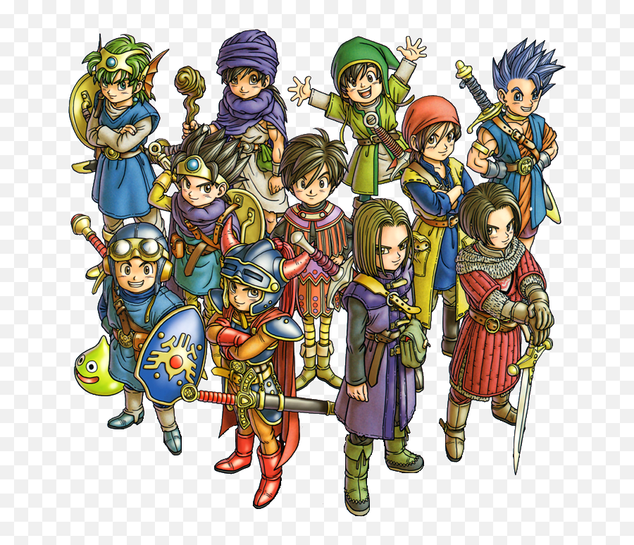 The True King Of Jrpgs Part One U2013 Dragon Quest Iv - Vi On Ds Lite Emoji,Akira Toriyama Emotions