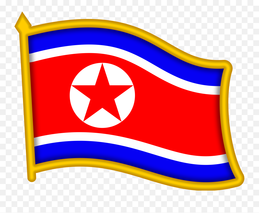 Nordkorea - Flaggege Pngbilder Transparenter Hintergrund Emoji,North Korea Flag Emoji For Discrod