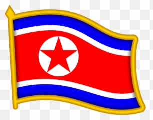 Nordkorea - Flaggege Pngbilder Transparenter Hintergrund Emoji,North Korea Flag Emoji For Discrod