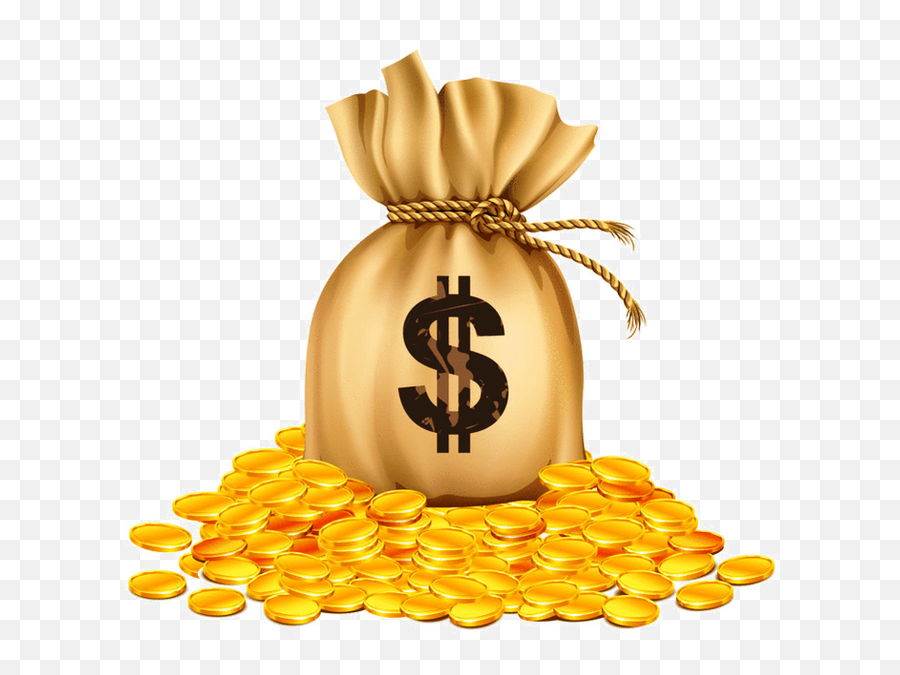 Money Bag Gold Coin Bank - Money Bag Png Download 665599 Emoji,Gold Bag Emoji
