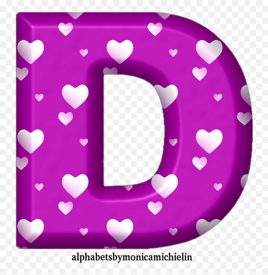 Monica Michielin Alphabets Purple Alphabet White Hearts Emoji,Purple Letters Emoji