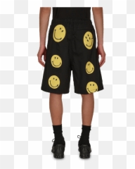 Combed Burberry Easy Rain Smile Shorts Multicolor Emoji,Smile And Sweat Emoji
