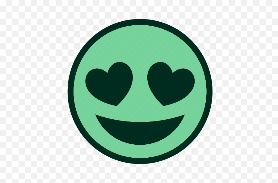 Like Smiley Valentine Icon - Al Masjid An Nabawi Emoji,Green Eyes Emoji