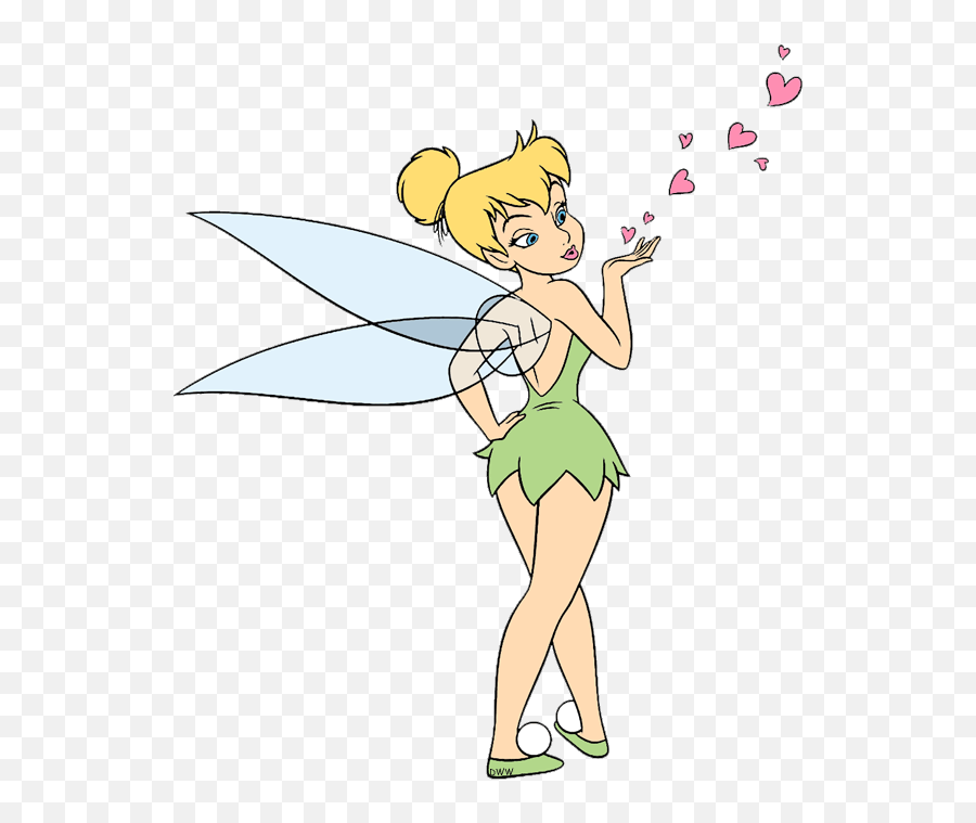 Tinkerbell Blowing Kiss Clip Art Page 2 - Line17qqcom Fairy Emoji,Blows Kiss Emoji