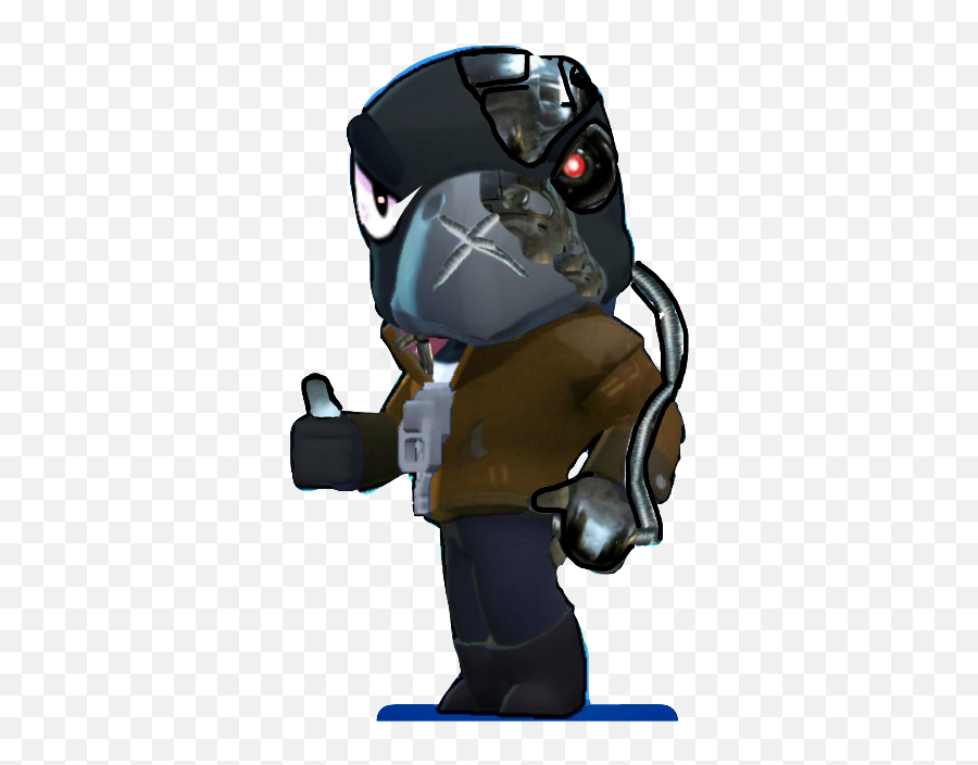 Brawlstarscrow Sticker - Fictional Character Emoji,Terminator Emoji