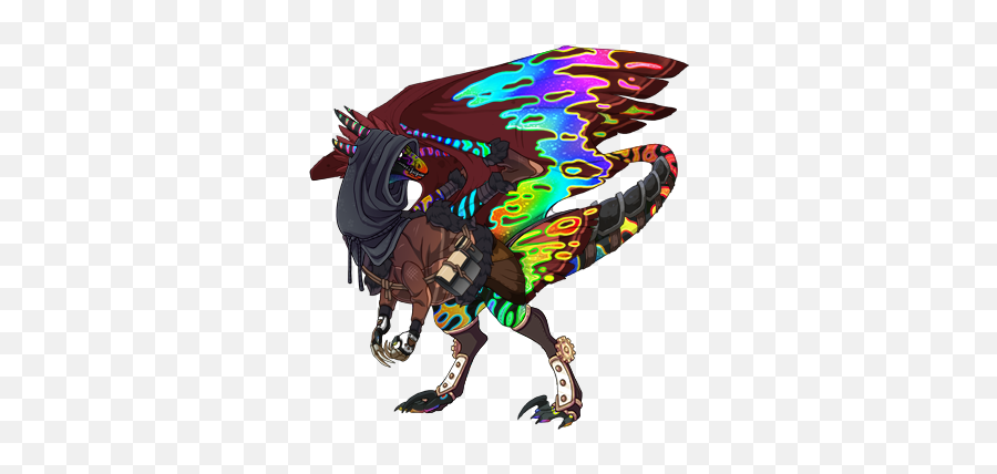 Fandragon Showoff Dragon Share Flight Rising - Mythical Creature Emoji,Kotori Bird Emoticon