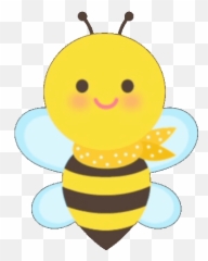 Cute Little Bee - Bee Gif Transparent Background Emoji,Honey Bee Emoji