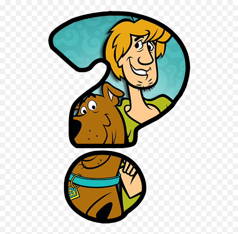 Scooby Doo - Scooby Doo Emoji,Question Marks Down Arrow Emoji