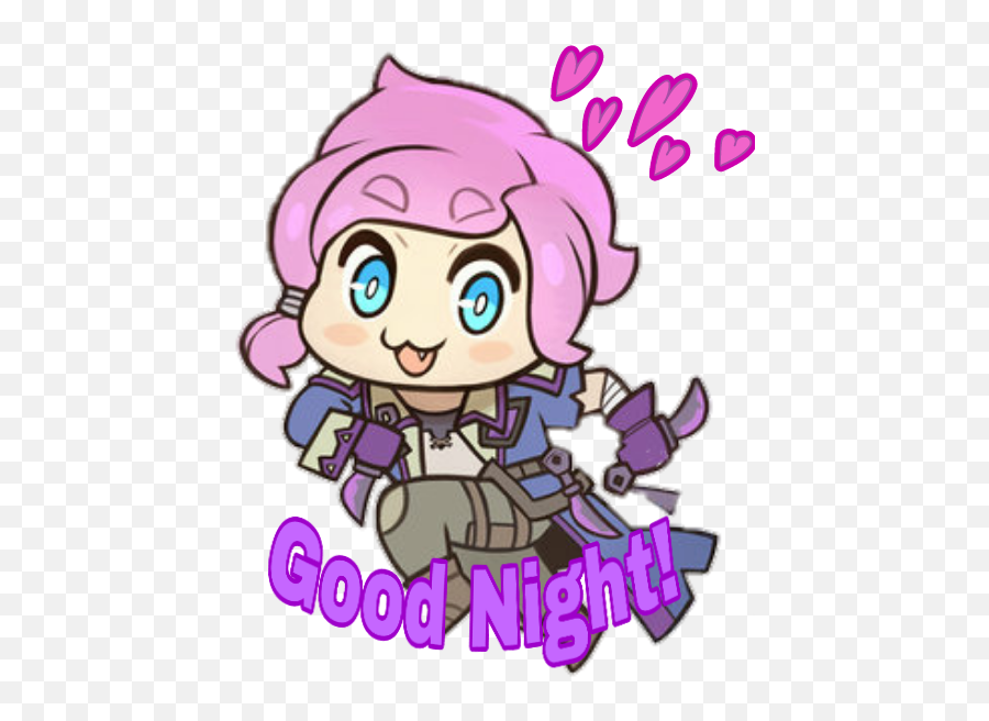 Paladins Goodnight Sticker - Fictional Character Emoji,Paladins Emojis