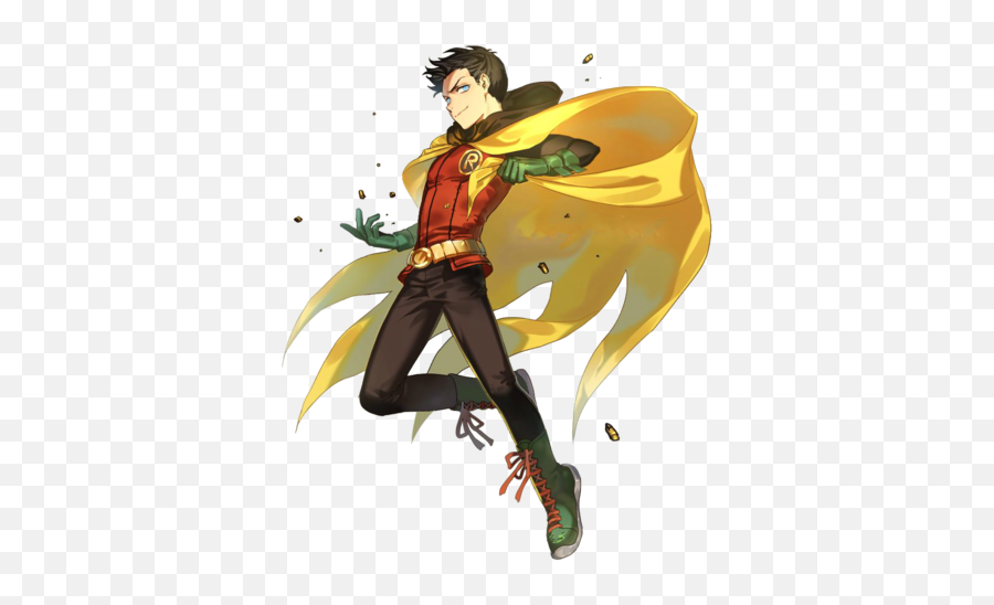 Damian Wayne Robin Dc - Anime Robin Fan Art Emoji,Justice League Fanfiction Robin Emotion