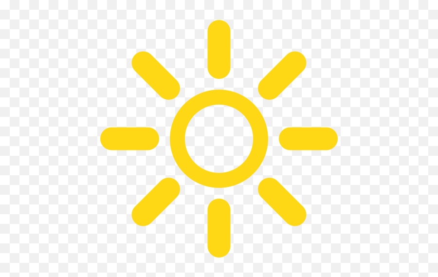 High Brightness Symbol - Neon App Icons In Yellow Emoji,High Emoji