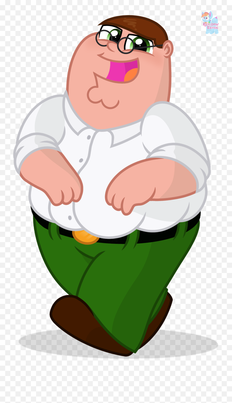 Peter Griffin Laughing - Peter Griffin In Other Cartoons Emoji,Peter Griffin Text Emoticon