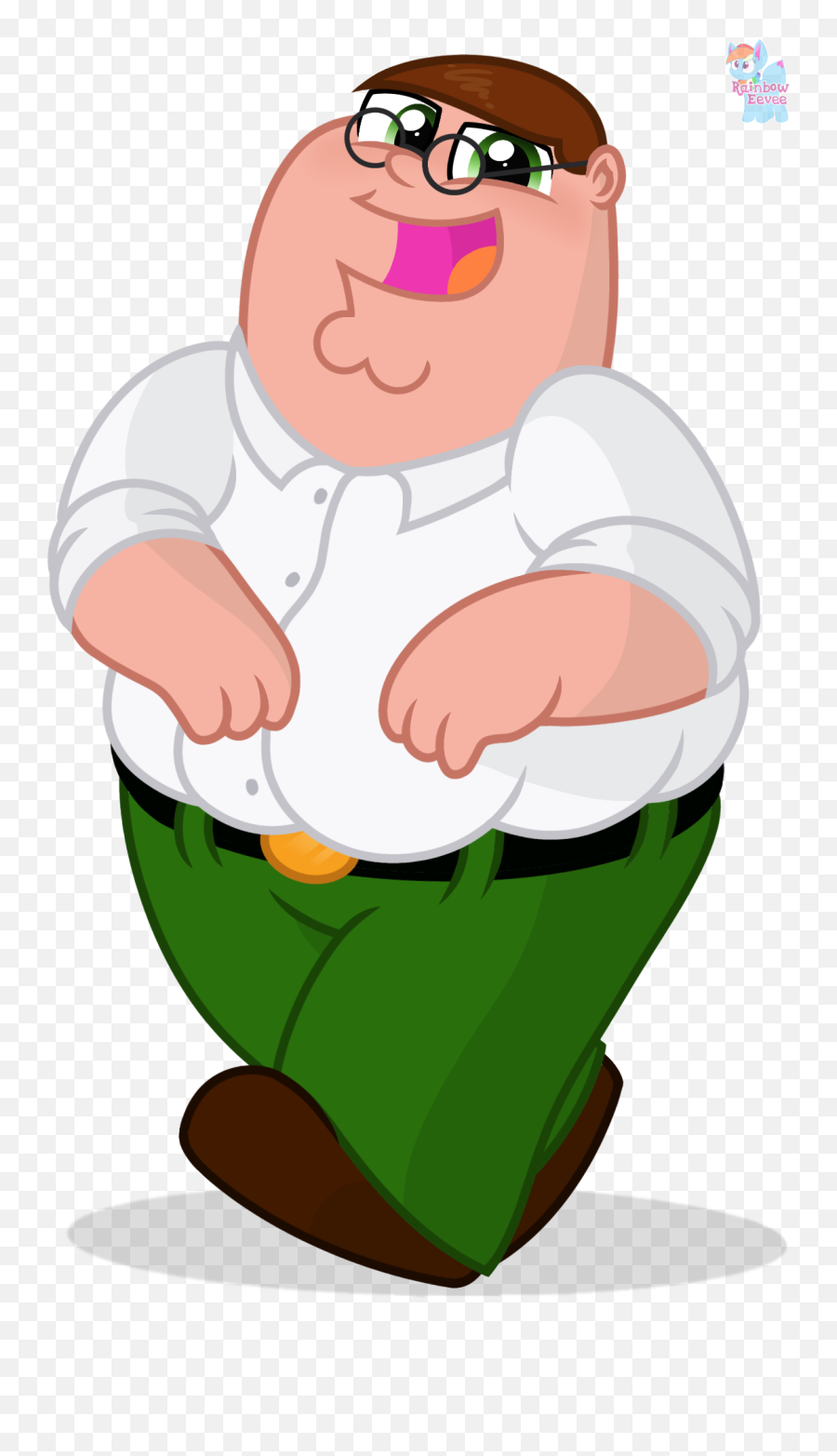 Peter Griffin Laughing - Peter Griffin In Other Cartoons Emoji,Peter